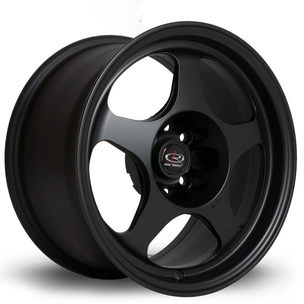 Rota Slipstream 15x8" 4x108 ET25, Flat Zwart