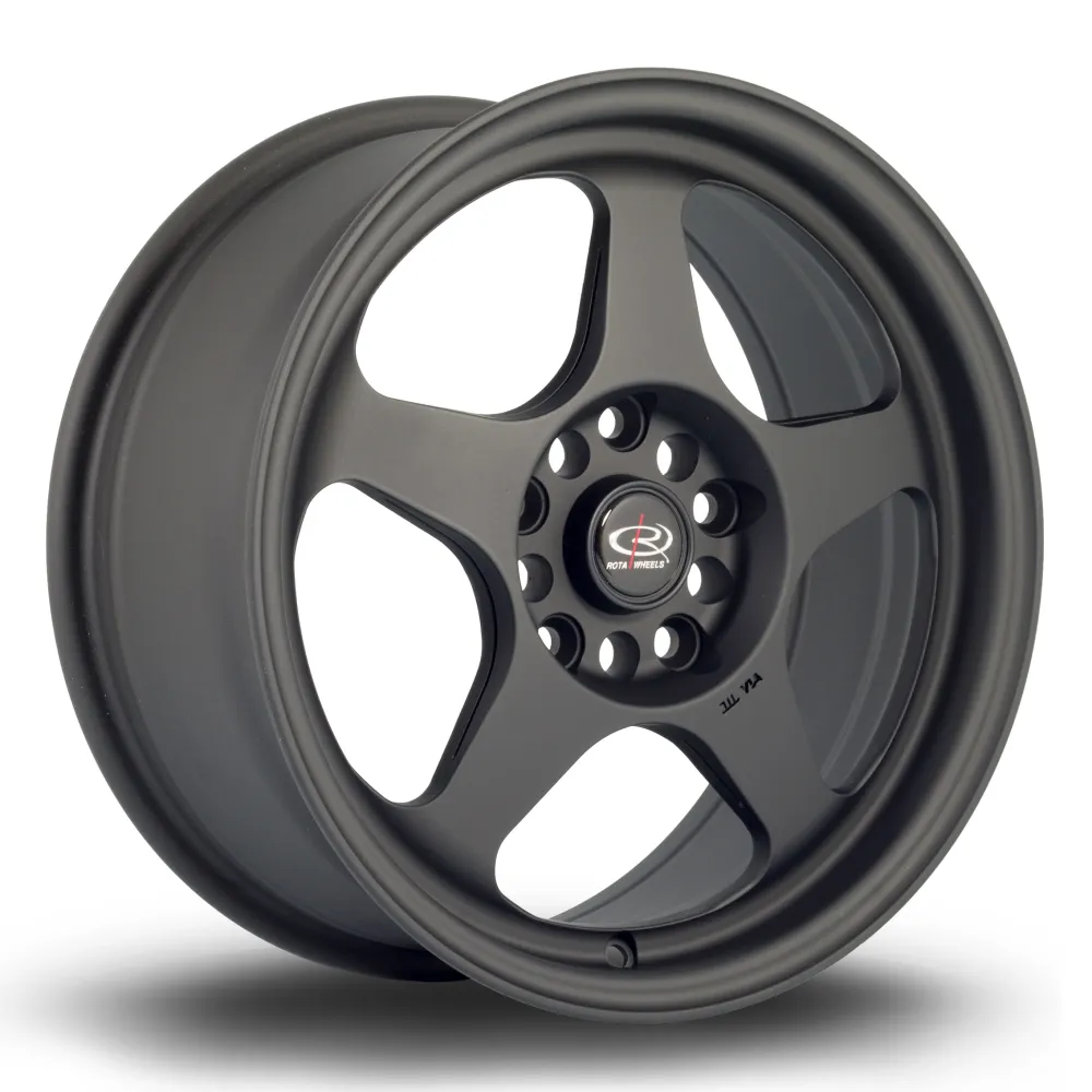 Rota Slipstream 16x7" 4x100 ET40, Flat Zwart