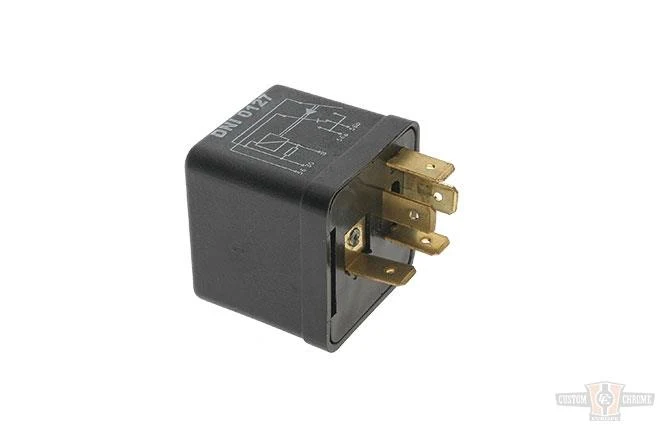 Relay Custom, High/Low Beam Control One Wire Button Switch Harley-Davidson
