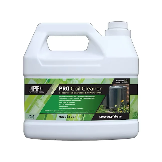 Purafilter 128 oz Glashelder Coil Cleaner HVAC Condenser and Evaporator Coils