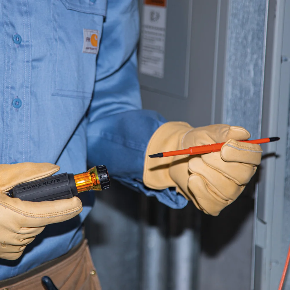 Inzet- KLEIN TOOLS 8--1 Geïsoleerd Interchangeable Screwdriver Set
