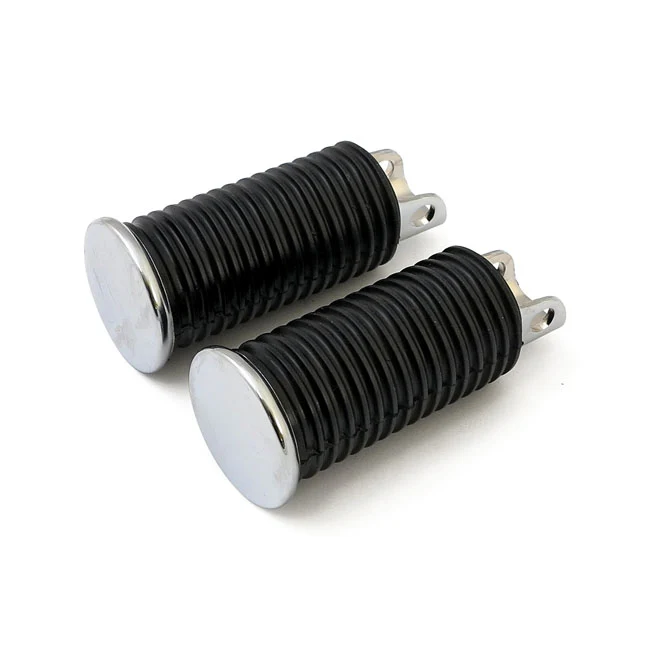 Chrome End Cap Style Pegs Harley-Davidson