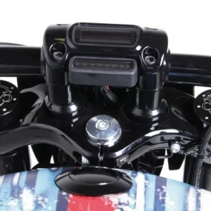 End Cap Fork Cover Ebbenhout Powder Coated Harley-Davidson