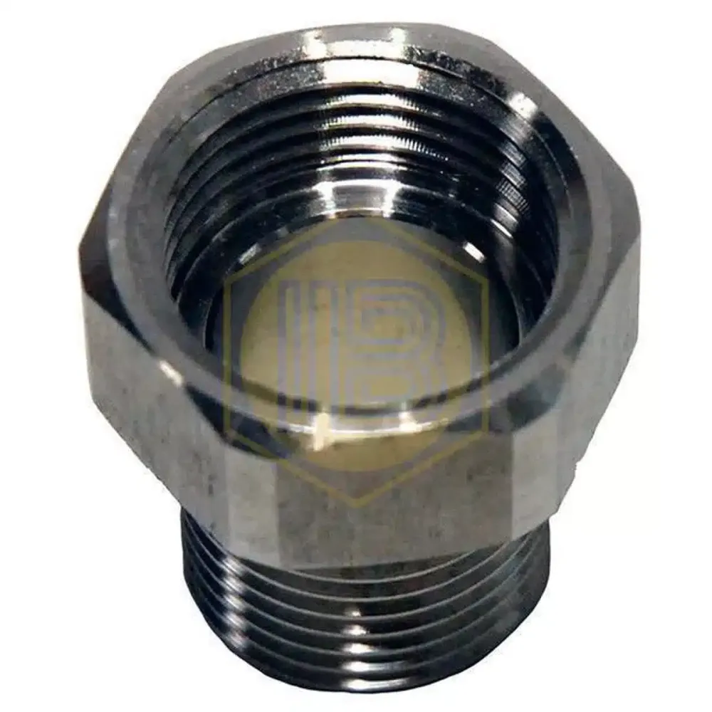 5/8 BSP (female) to 1/2 BSP (male) metalen converter adapter