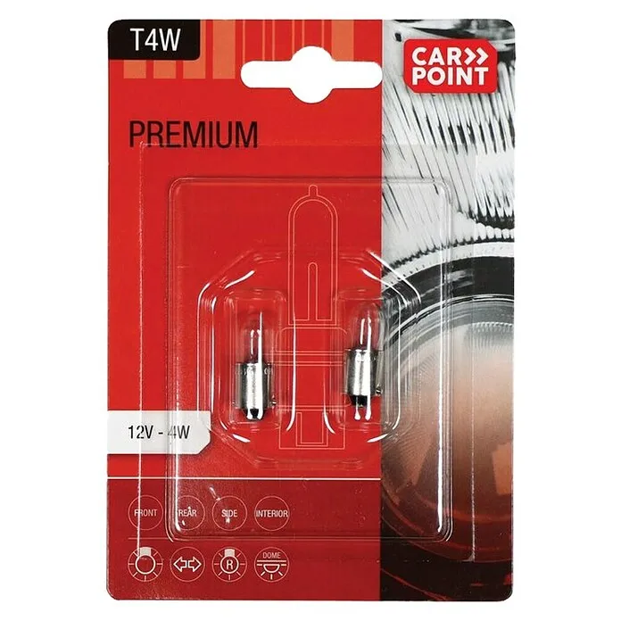 Carpoint Signaal- en binnenverlichting Uitgelezen T4W - 12 V, 4 W, 2 st.
