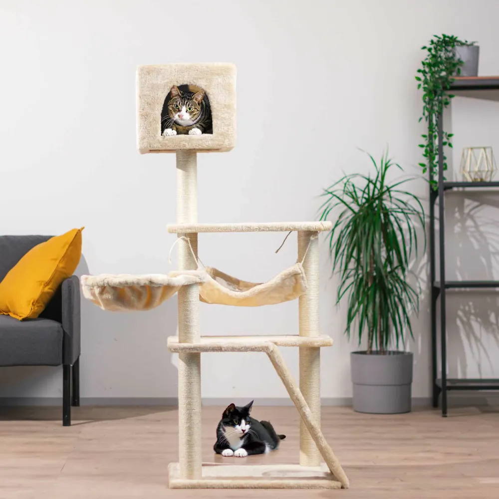 Trekker Cat Tree Tiger 130cm voor kogellagers