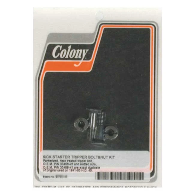 Colony, Kit De Pernos Y Tuercas Kickstart Tripper Para Harley-Davidson compatible met Alle Chemische Toiletten