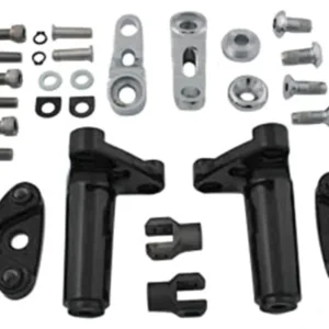 Kit De Montaje De Estribo De Pasajero Ajustable Para Harley Davidson met Borstel en Trechter