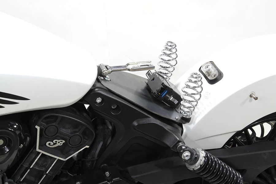 Professionele RV Kit Asiento Individual Con Muelles Para Indian Scout Solo Seat Mounting Kit