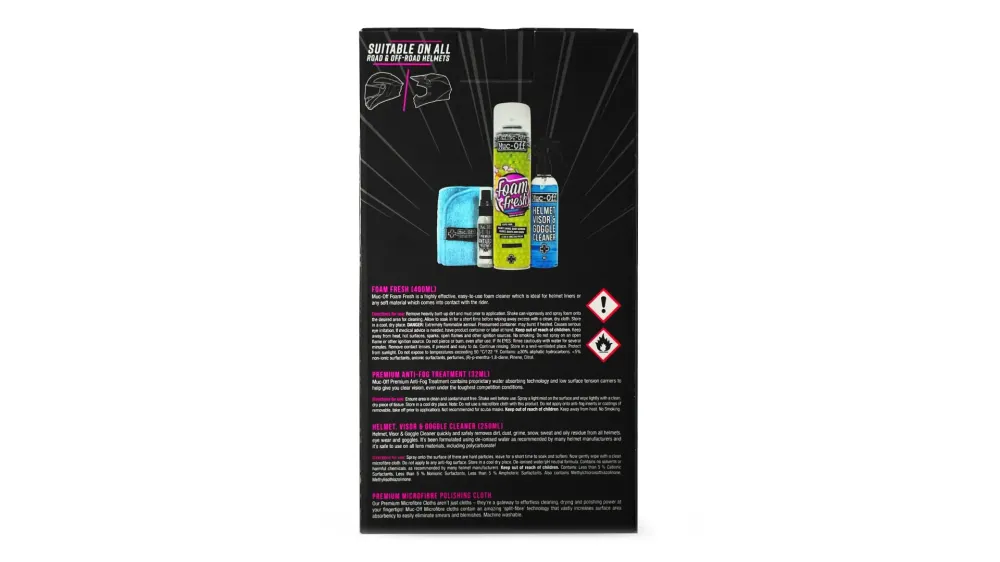 Zeedakreiniger Kit Limpieza Y Cuidado De Casco Muc-Off