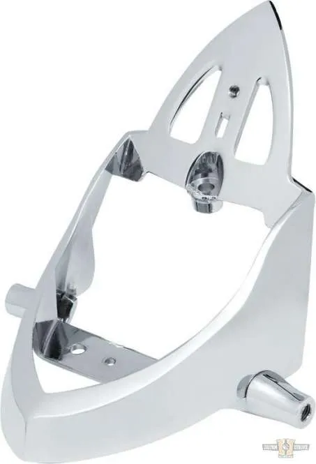 EURO 6 Gecertificeerd Custom Rear Turn Signal and License Plate Mount Verchroomd Harley-Davidson