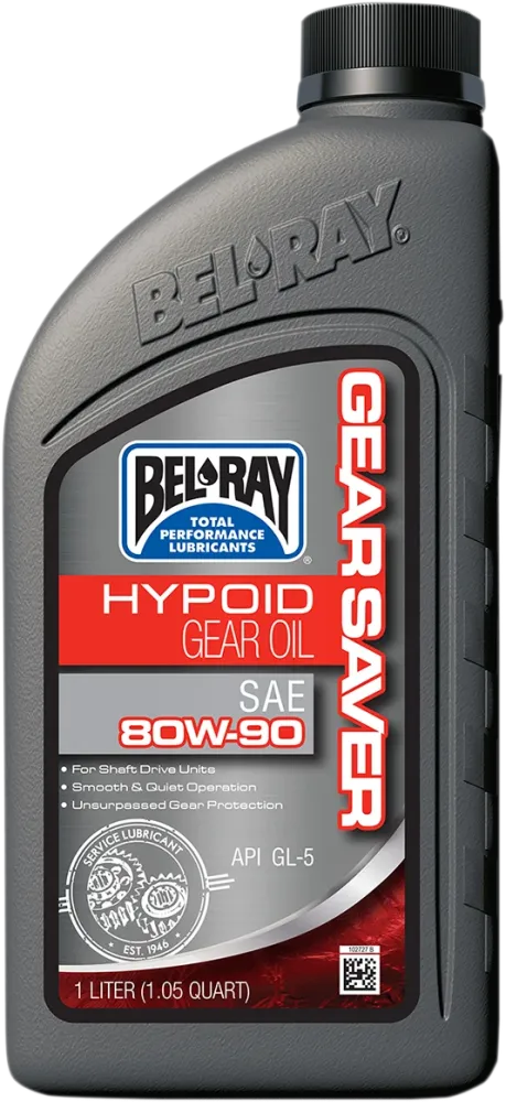 Aceite Caja Cambios Bel-Ray 80W-90 Gear Saver voor Aluminium Motoren