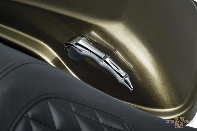 Zombie Saddlebag Latches Handle Metaalglans Harley-Davidson