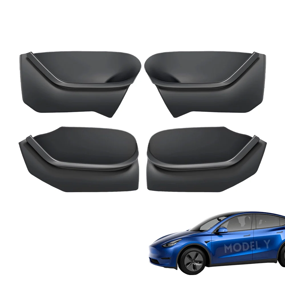 Tesla Model Y Full Cover TPE Waterbestendig Door Side Storage Box (Set/4pcs) met opbergvakken en compartimenten