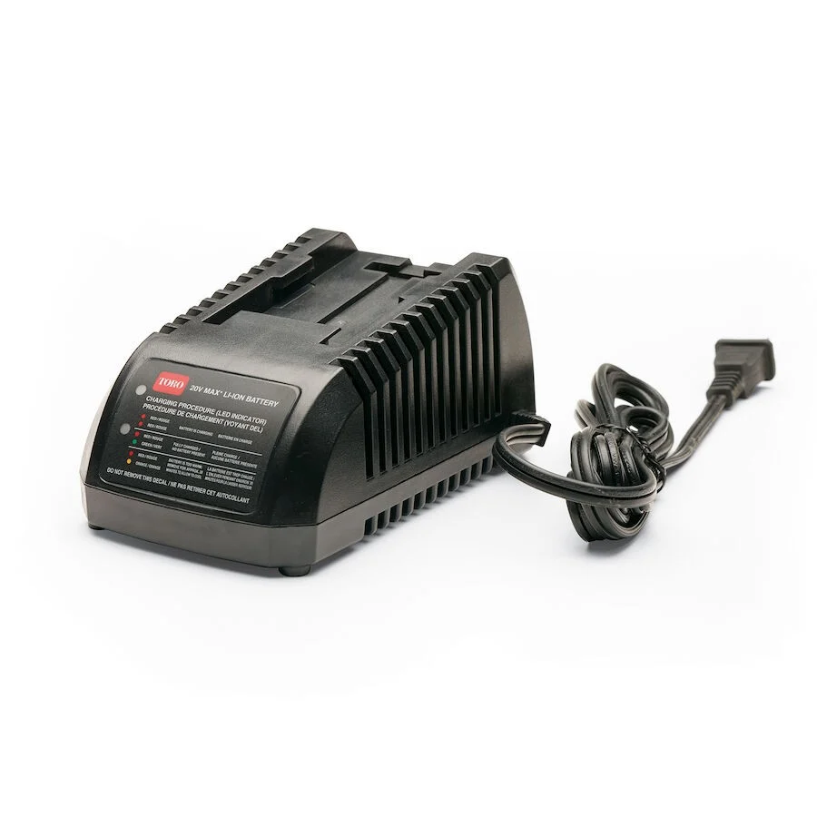 Toro 88500 Lithium Ion 20V Max Charger voor veilige ladingzekering