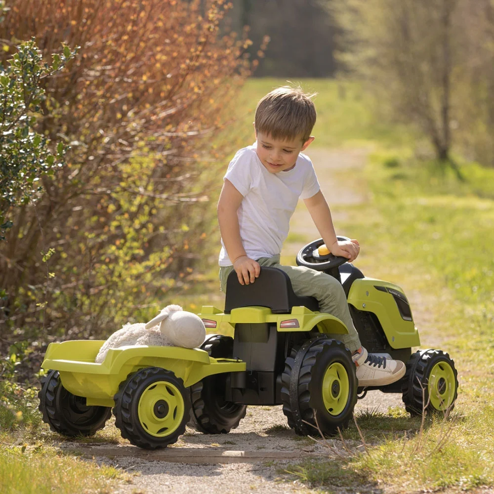 Farmer XL Tractor + Trailer - Mosgroen