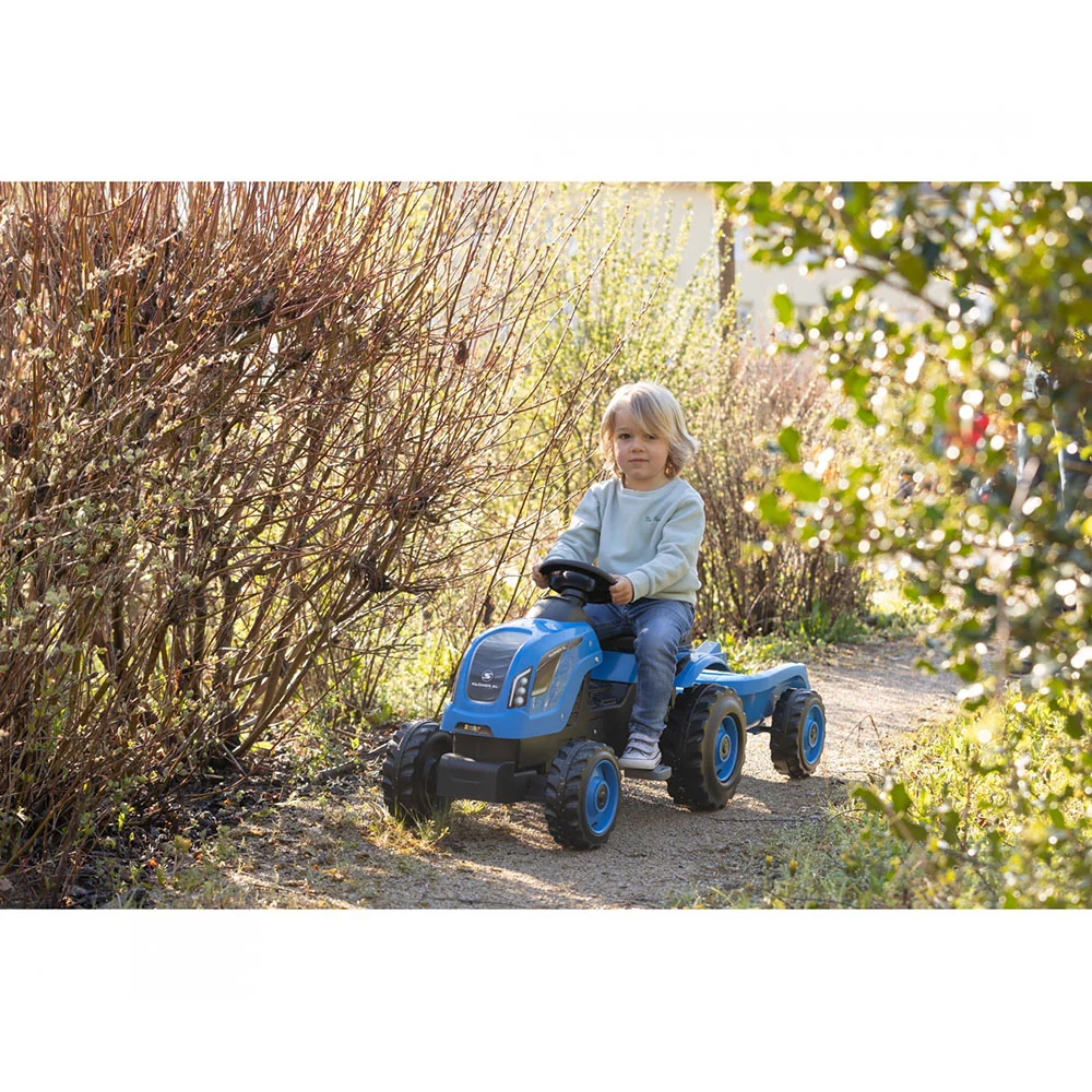 Gecertificeerd JWL Farmer XL Tractor + Trailer - Blauw