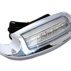 LED Front Fender Tip Light Glashelder Lens Harley-Davidson