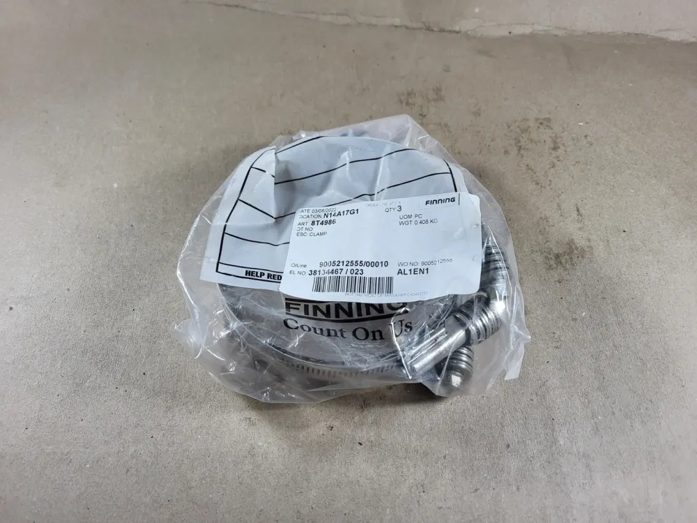 108mm Minimum Internal Diameter Hose Clamp 8T-4986 (Set 3)