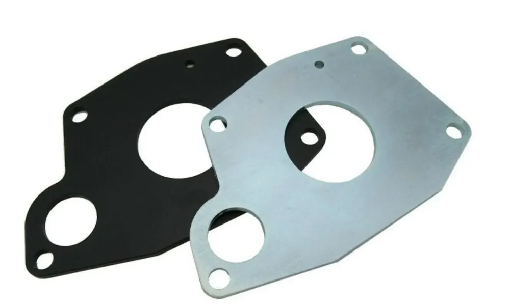 Perkins 4.108 Water Pump Back Plate - equivalent to 024835 gepolijst roestvrij staal