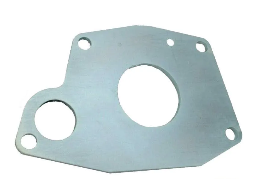 Perkins 4.108 Water Pump Back Plate - equivalent to 024835 gepolijst roestvrij staal