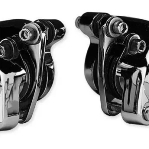 Front Dual Disc Brake Calipers, Left & Right, Chrome Harley-Davidson
