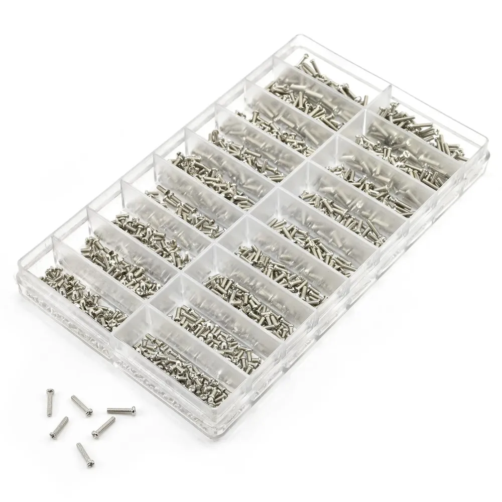 1,000-piece Metric Fijn Screw Set, Phillips