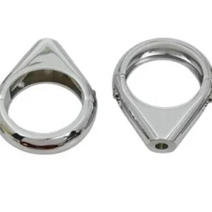 Chrome Radial Clamp Set , Models 41mm Fork Harley-Davidson