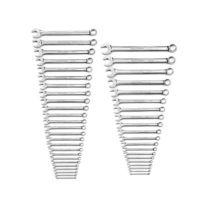 GEARWRENCH 44 PC. 12 Point Groot Pattern Combination SAE/Metric Wrench Set