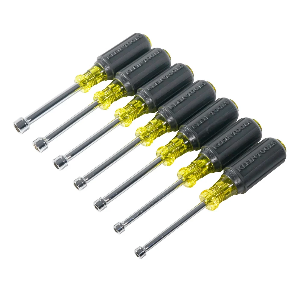 KLEIN TOOLS 7 PC. 3" Metric Nut Driver Set