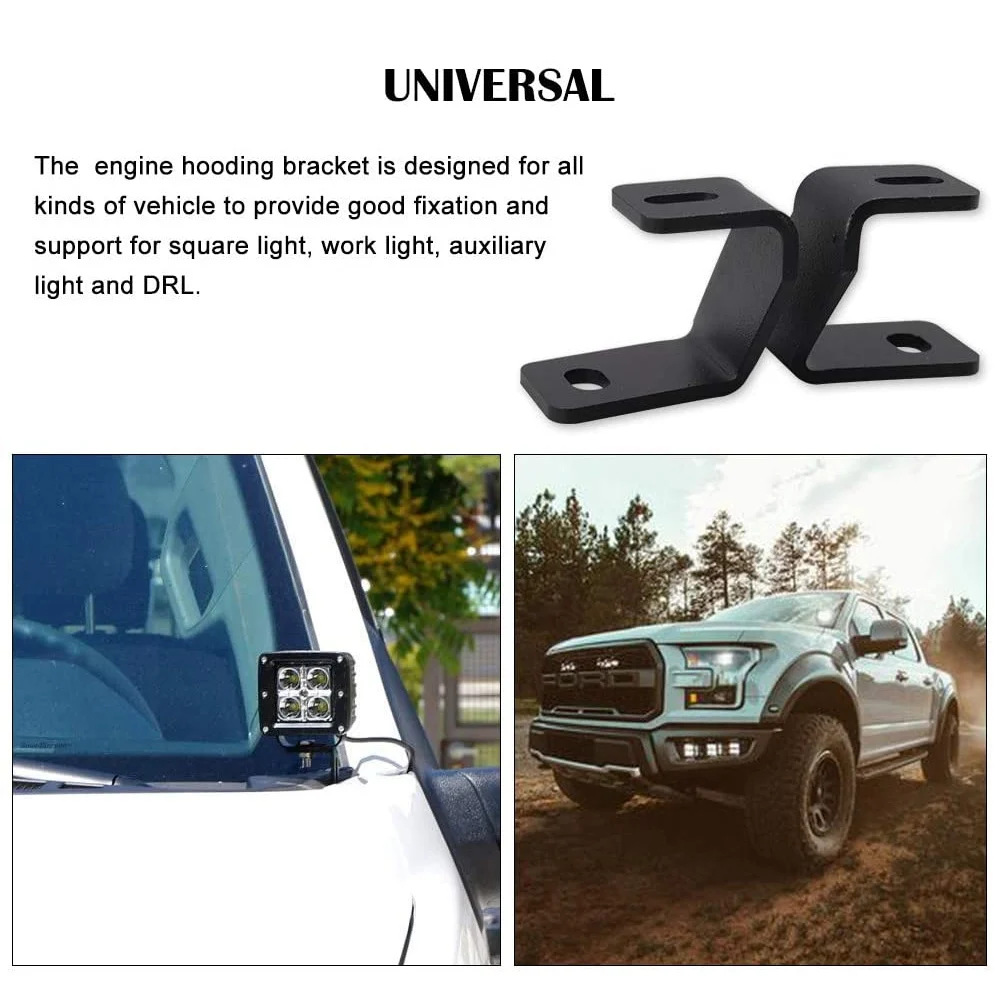 2017-2019 Ford F150 Raptor -pillar Hood Mounting Brackets