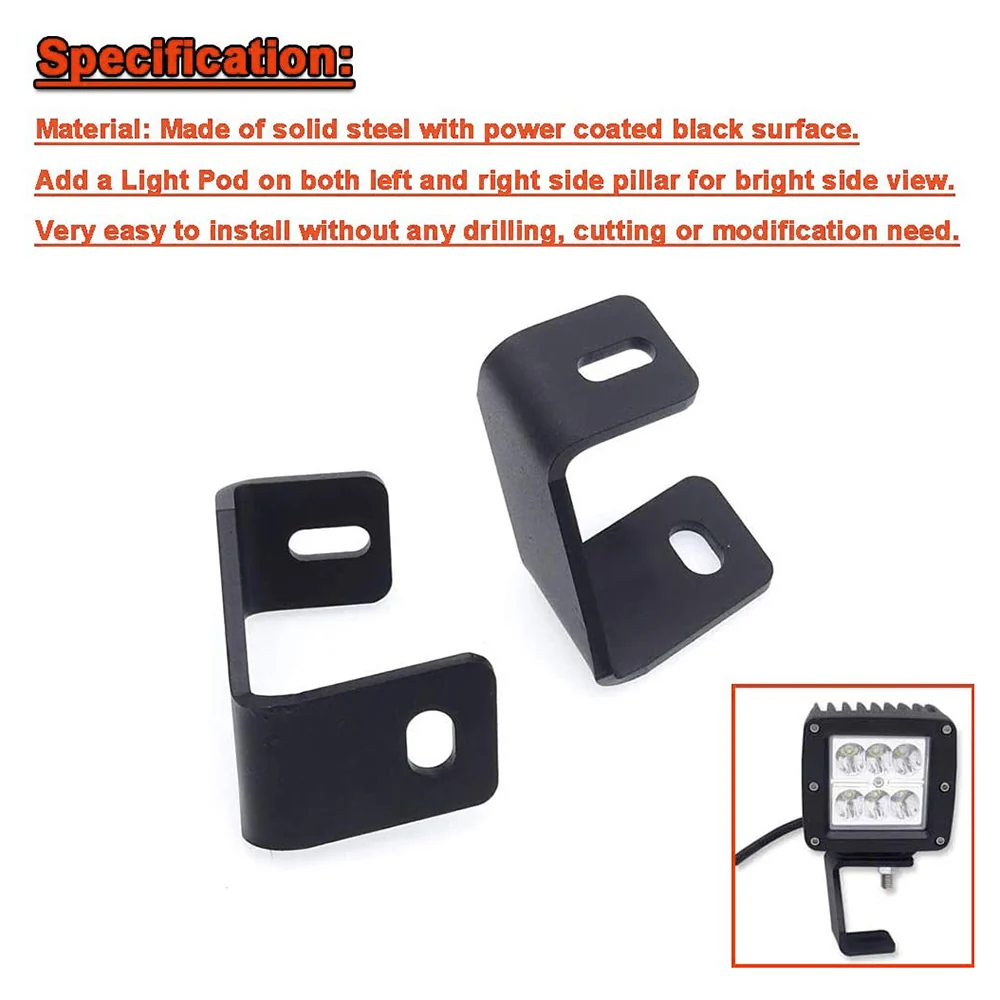 2017-2019 Ford F150 Raptor -pillar Hood Mounting Brackets