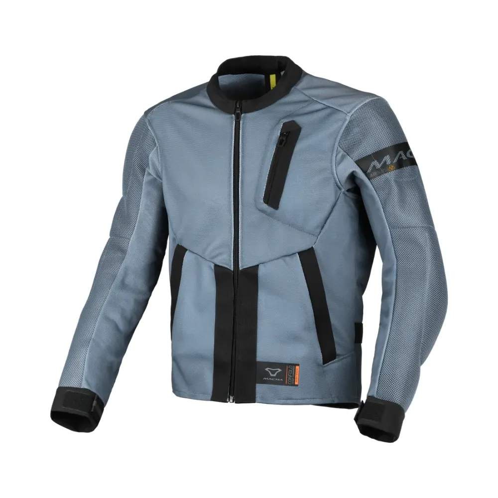 Macna Torido Man Chaqueta Mochila Textil Moto Gris Negro