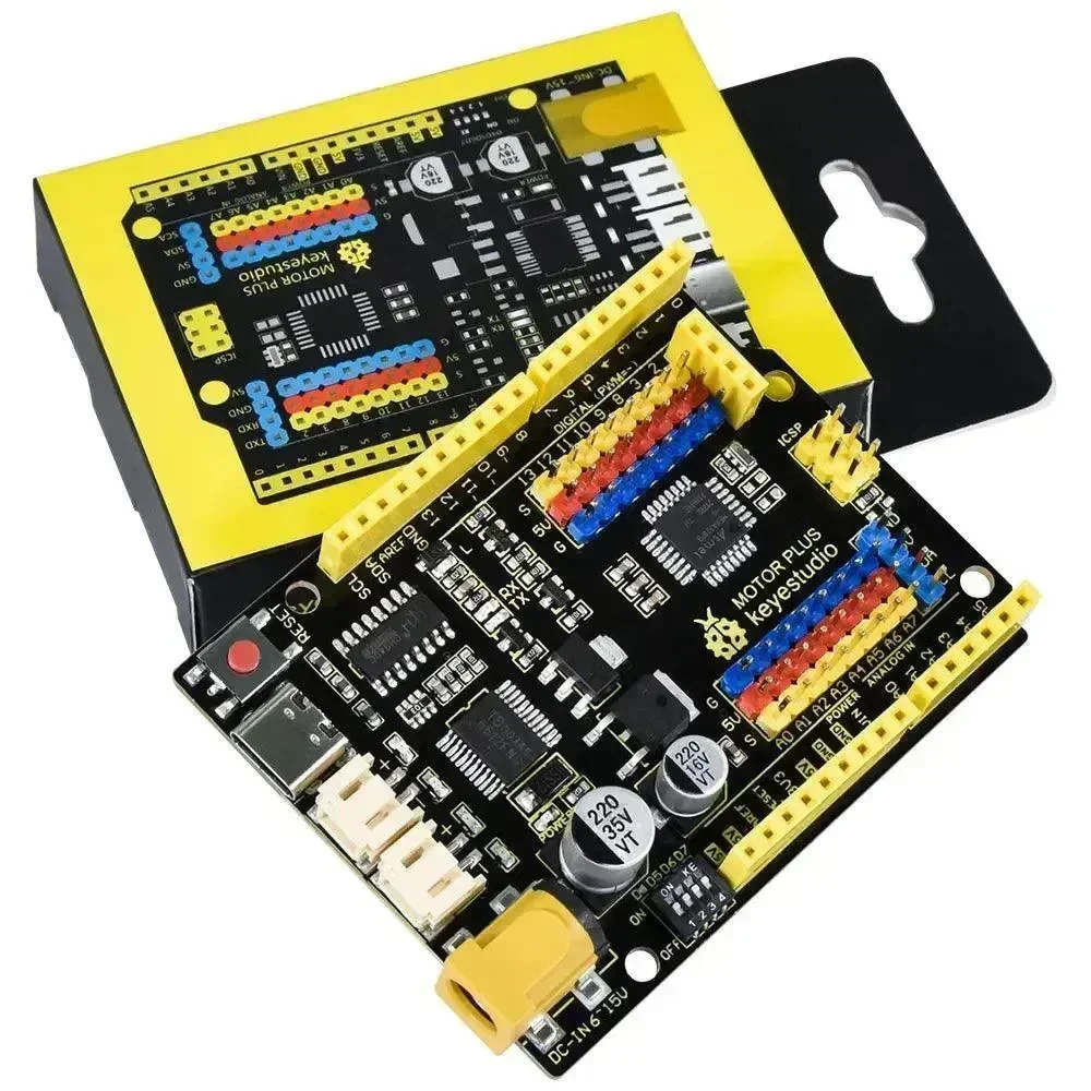 Premium Koelsysteem KeyeStudio UNO R3 Motor Driver PLUS Dev Board