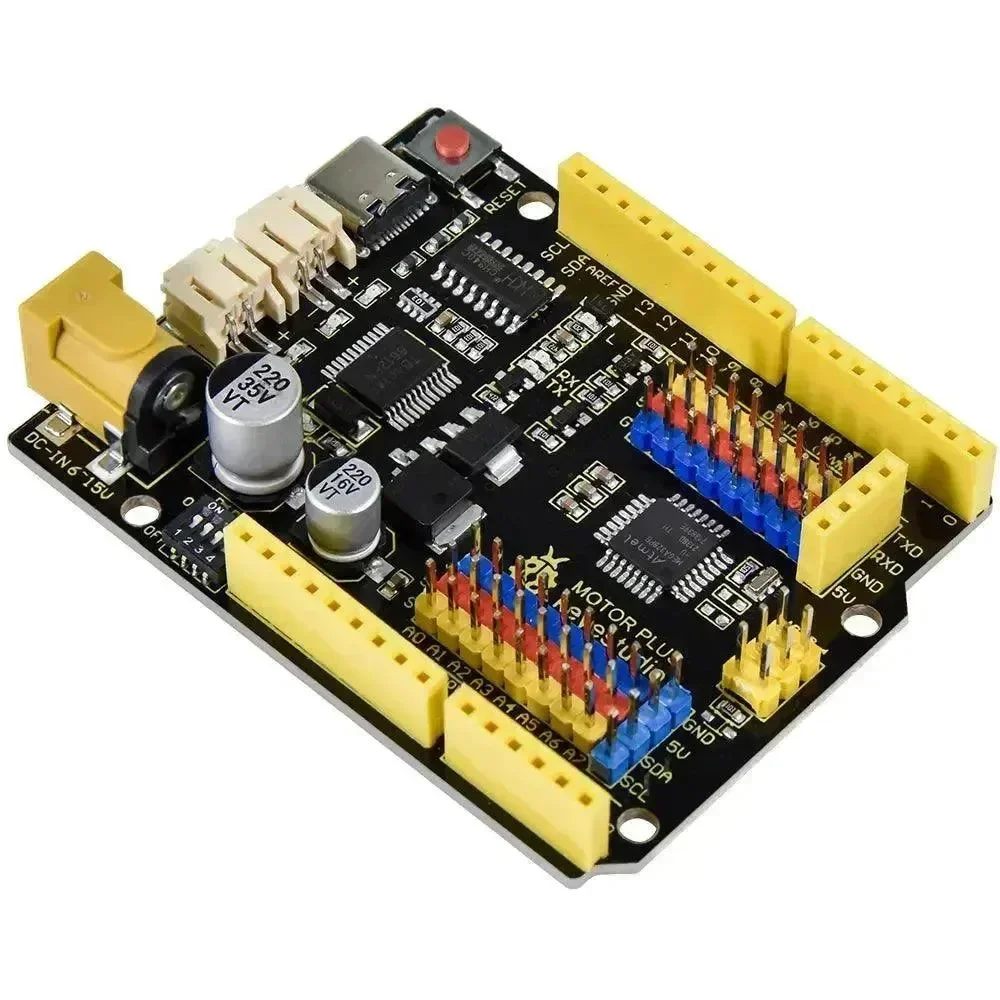 Premium Koelsysteem KeyeStudio UNO R3 Motor Driver PLUS Dev Board