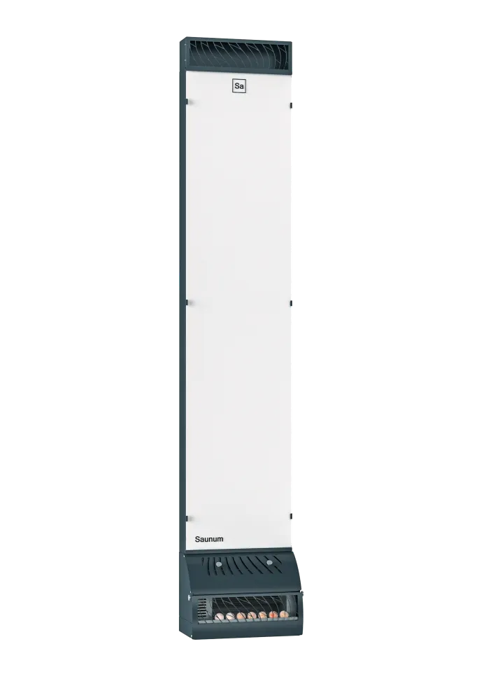 Saunum Base: WALL-MOUNTED climate control system Melkwit Eenvoudig te programmeren