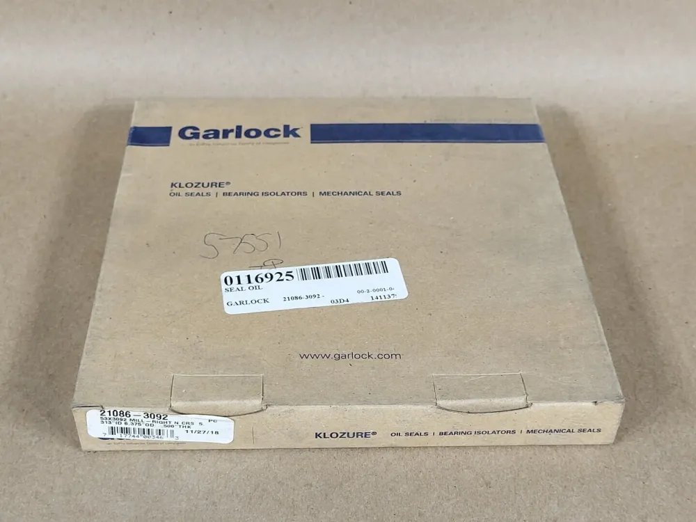 Oil Seal 21086-3092, 5.313"x6.375"x0.5", MILL-RIGHT-N