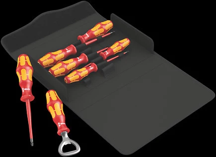 WERA 7 PC. Kraftform 100 iS/7 Set 2 Screwdriver Set Kraftform Plus Series 100