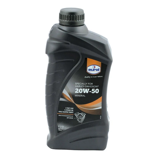 Eurol, 20w50 Sg/Cd, 1l Harley-Davidson voor remstof | Veilig voor coatings
