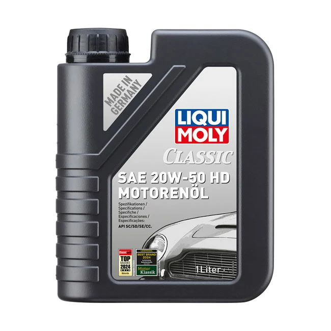Geurvrije Liqui Moly, Aceite De Motor HD Gevestigd Sae 20W-50 1 L
