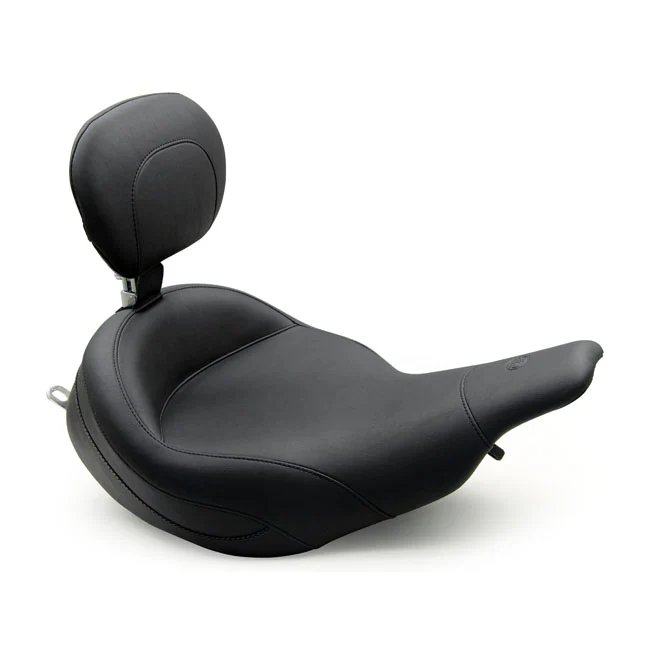 Mustang Vintage Super Solo Seat W/Driver Backrest Harley-Davidson