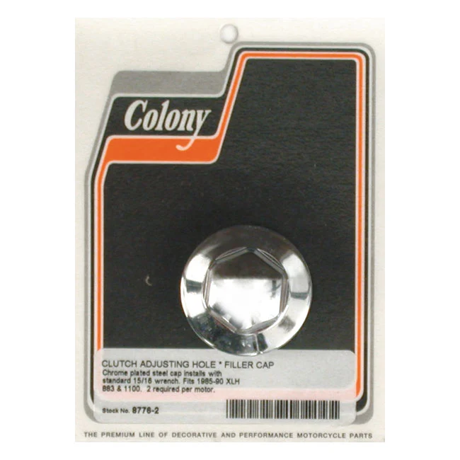 Colony Prim Oil Fill & Clutch Adj. Plug Harley-Davidson