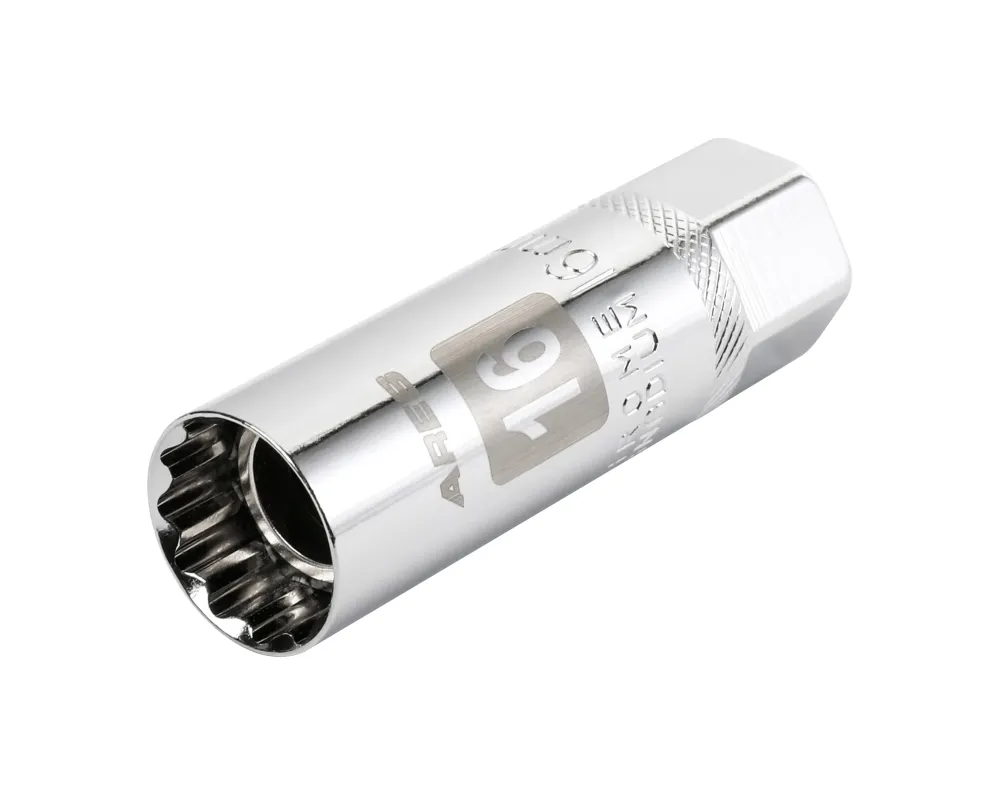 ARES 11018 - 16mm 3/8-inch Drive Gering Wall Magnetic Spark Plug Socket