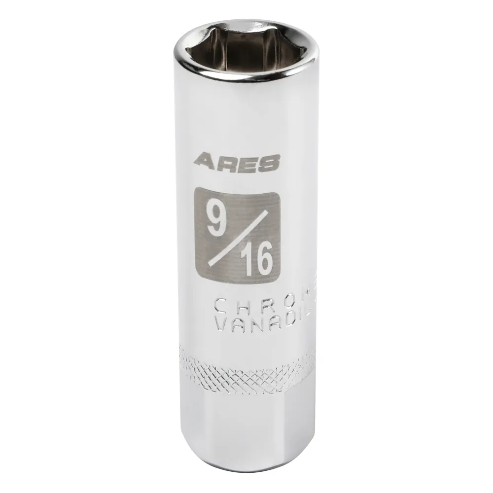 ARES 11021 - 9/16-inch 3/8-inch Drive Magnetic Spark Plug Socket