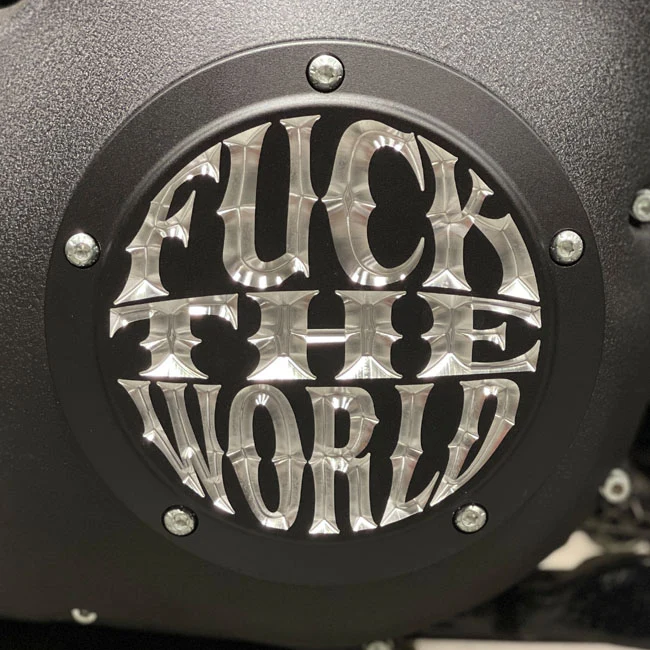 Indian Larry,Tapa De Embrague "FTW" Para Harley-Davidson