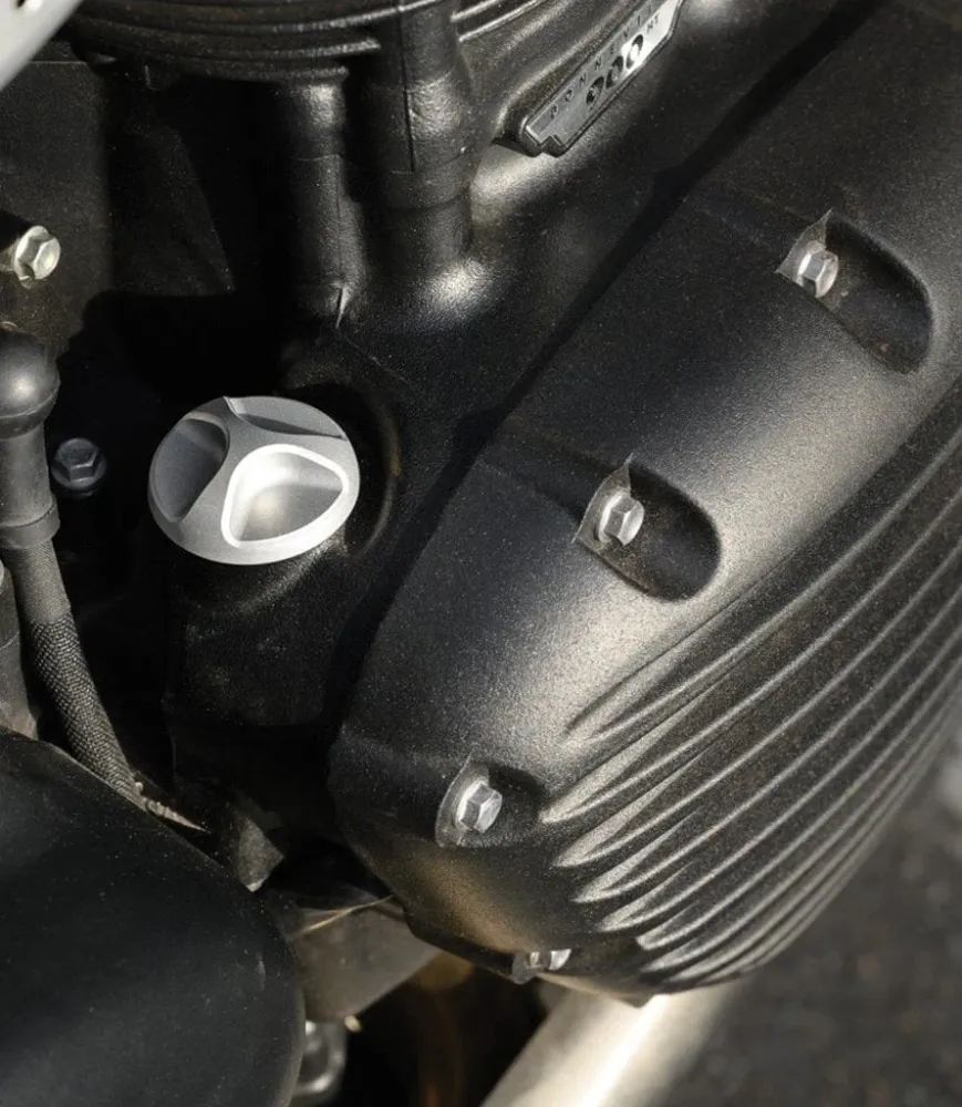 Oil Cap Satijnstof Finish Engine Triumph