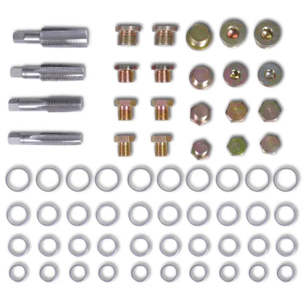 Olieaftapplug-reparatieset M13 M15 M17 M20 64-delig