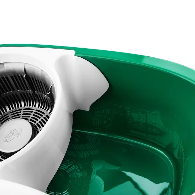 Libman Tornado Spin Mop Microfiber Head - Afstelbaar Handle, No-Spill Bucket