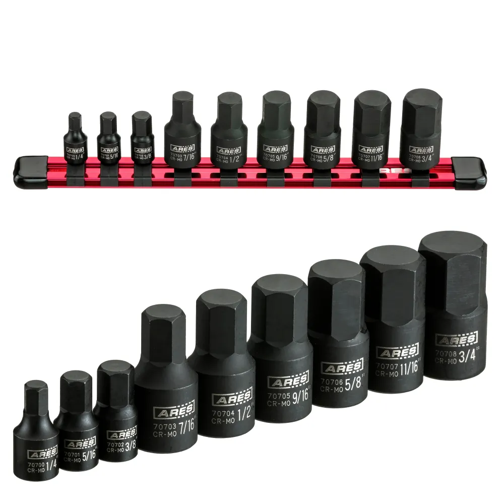 ARES 70496 - 9-Piece SAE Impact Hex Driver Set