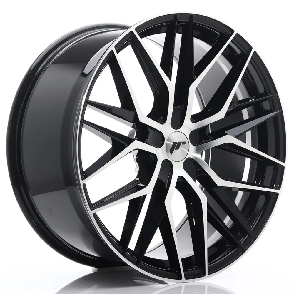 Japan Racing JR-28 Extreme Concave 22x10.5" (5 hole custom PCD) ET15-50, Gloss Ravenzwart Machined